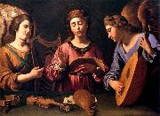 St Cecilia with Two Angels GRAMATICA, Antiveduto